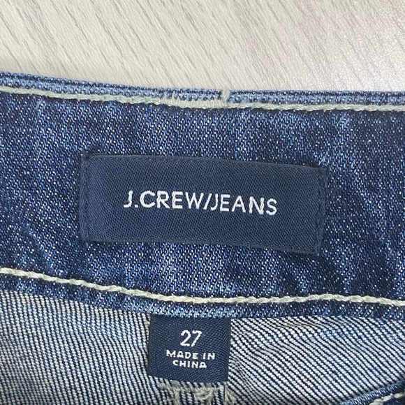 J. Crew | High Rise Wide Leg Trouser Jean In Tahoe Wash Size 27 - Picture 8 of 11